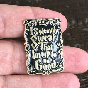 HARRY POTTER Marauder's Pin I SOLEMNLY SWEAR I'm up to no good 831x6